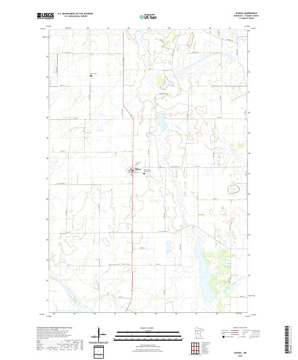 Elrosa, MN — USGS 7.5-minute topo (2022)