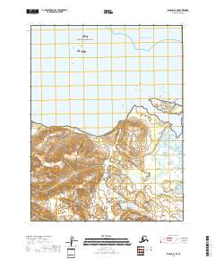 Iliamna A-3 SE, AK — USGS 7.5-minute topo (2018)