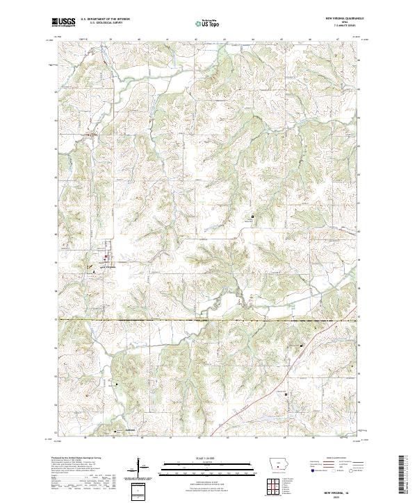 New Virginia, IA — USGS 7.5-minute topo (2023)