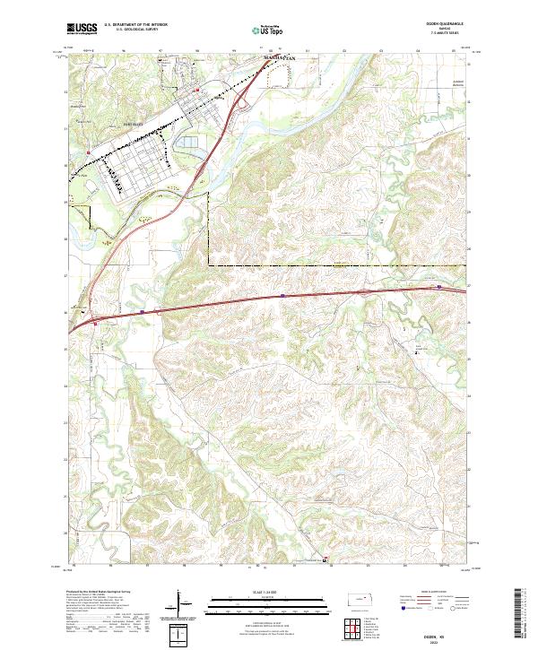Ogden, KS — USGS 7.5-minute topo (2022)