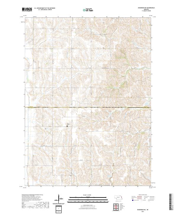 Nickerson NE, NE — USGS 7.5-minute topo (2021)