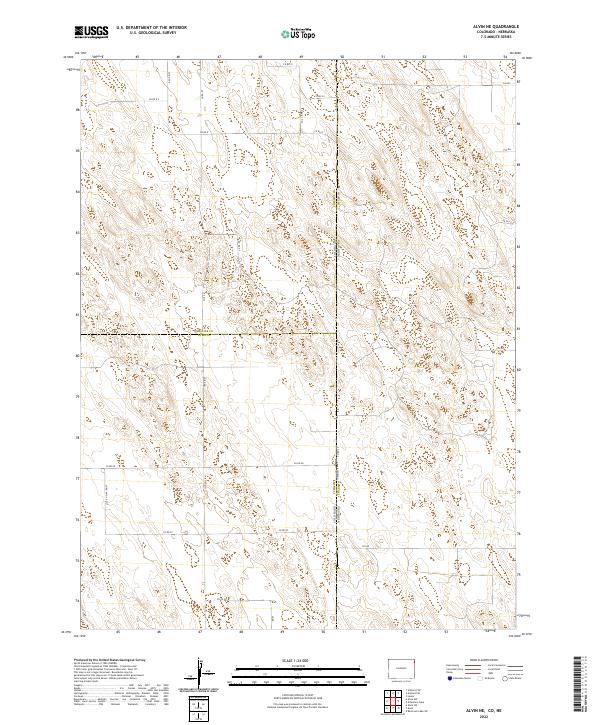 Alvin NE, CO-NE — USGS 7.5-minute topo (2022)