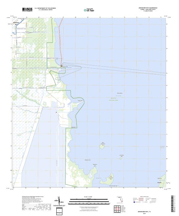 Arsenicker Keys, FL — USGS 7.5-minute topo (2024)