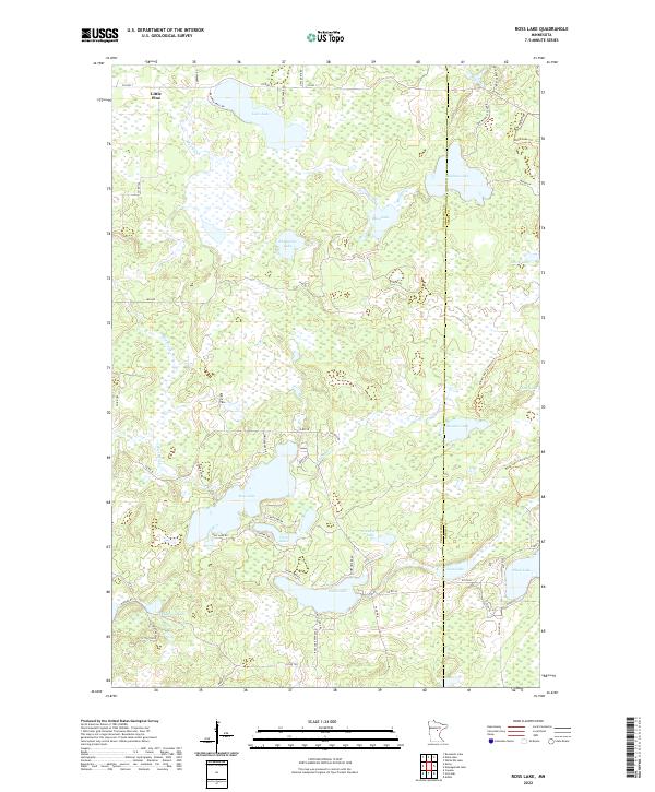 Ross Lake, MN — USGS 7.5-minute topo (2022)
