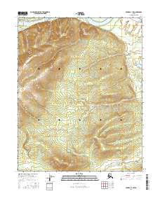 Hughes B-1 SW, AK — USGS 7.5-minute topo (2016)