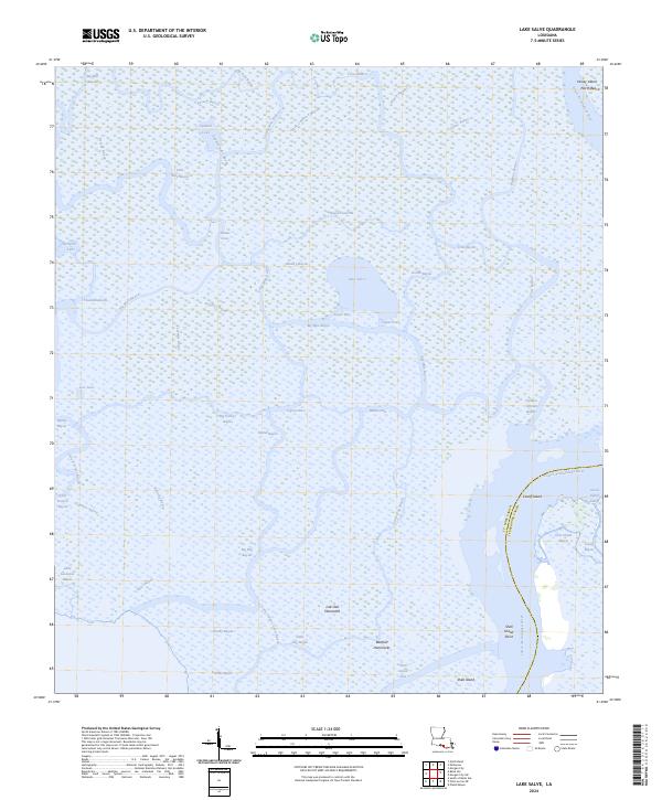 Lake Salve, LA — USGS 7.5-minute topo (2024)