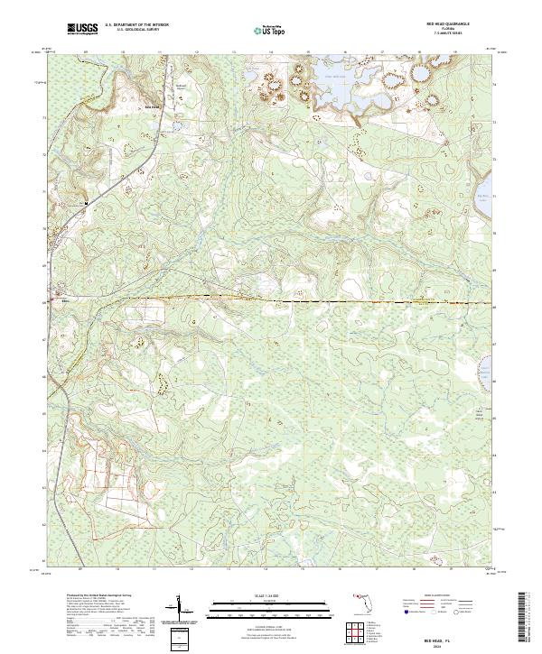 Red Head, FL — USGS 7.5-minute topo (2024)