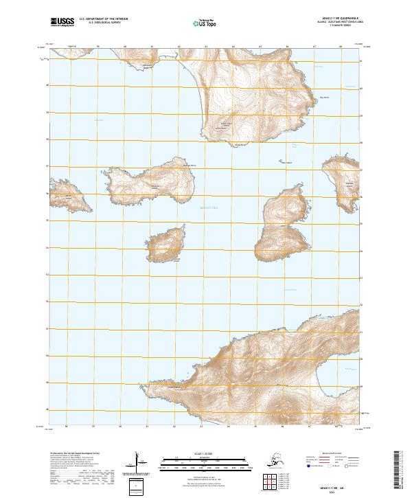 Adak C-1 NE, AK — USGS 7.5-minute topo (2021)