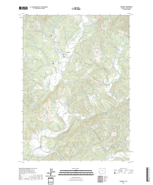 McKinley, OR — USGS 7.5-minute topo (2023)