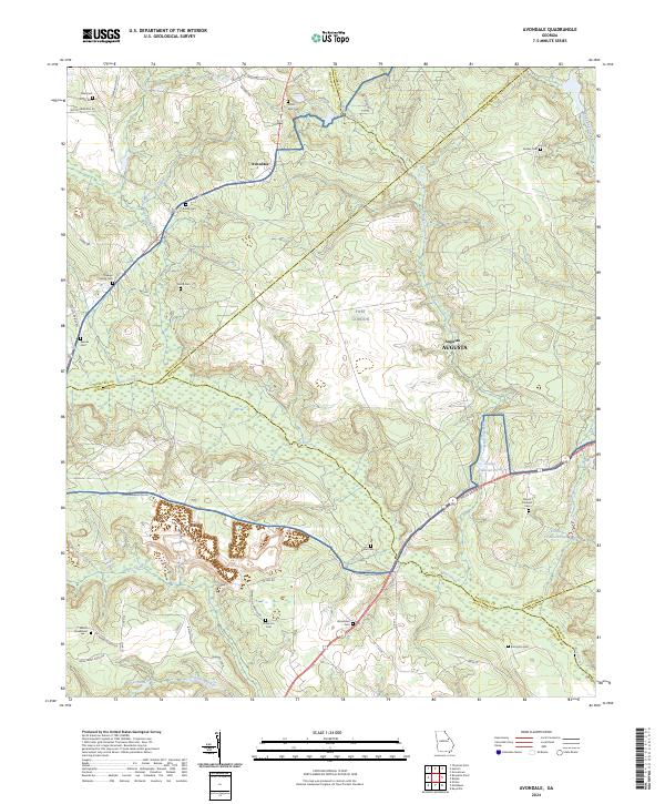 Avondale, GA — USGS 7.5-minute topo (2024)