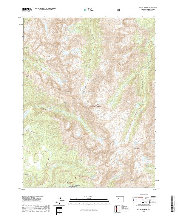 Mount Jackson, CO — USGS 7.5-minute topo (2022)