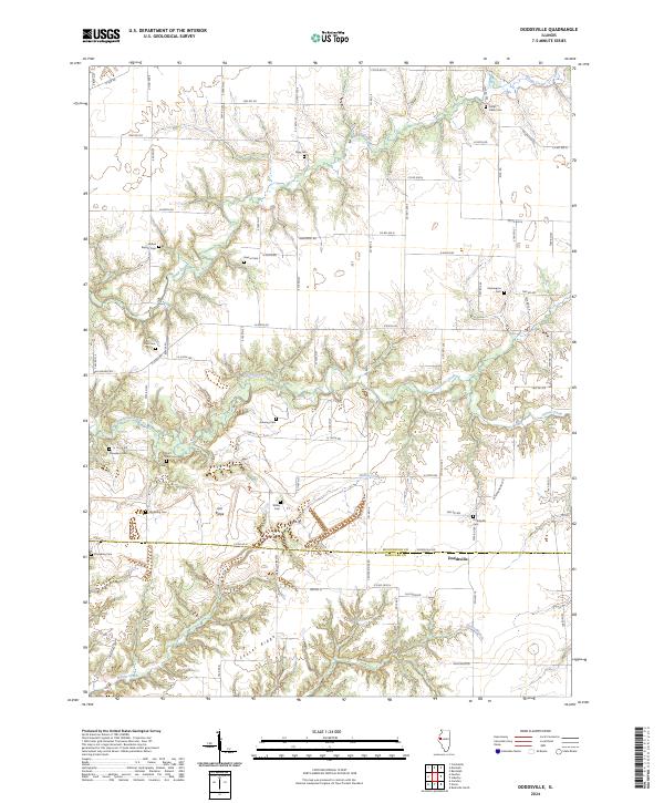Doddsville, IL — USGS 7.5-minute topo (2024)