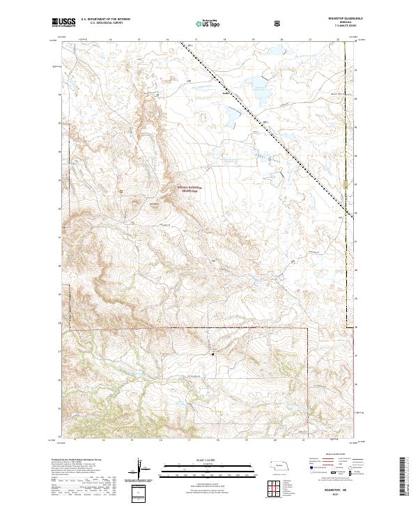 Roundtop, NE — USGS 7.5-minute topo (2021)