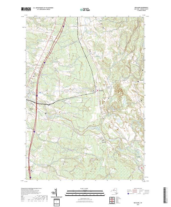 Richland, NY — USGS 7.5-minute topo (2023)