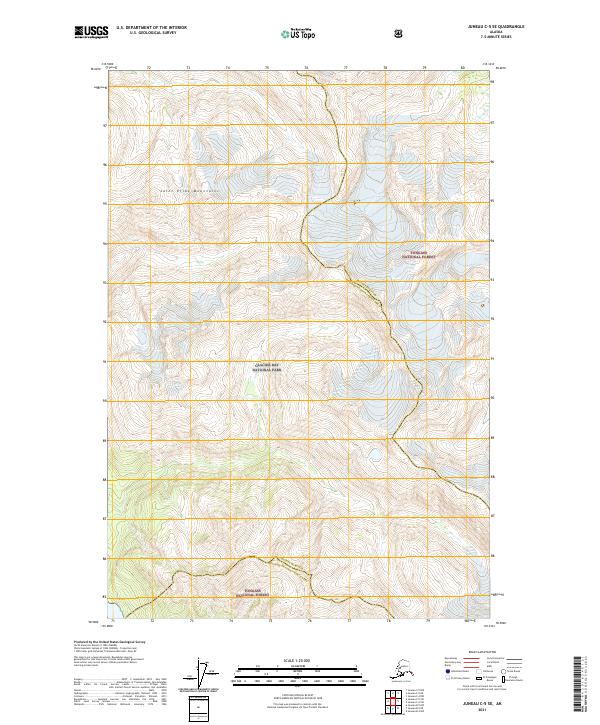 Juneau C-5 SE, AK — USGS 7.5-minute topo (2021)
