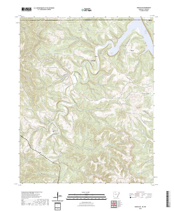Omaha NE, AR-MO — USGS 7.5-minute topo (2024)