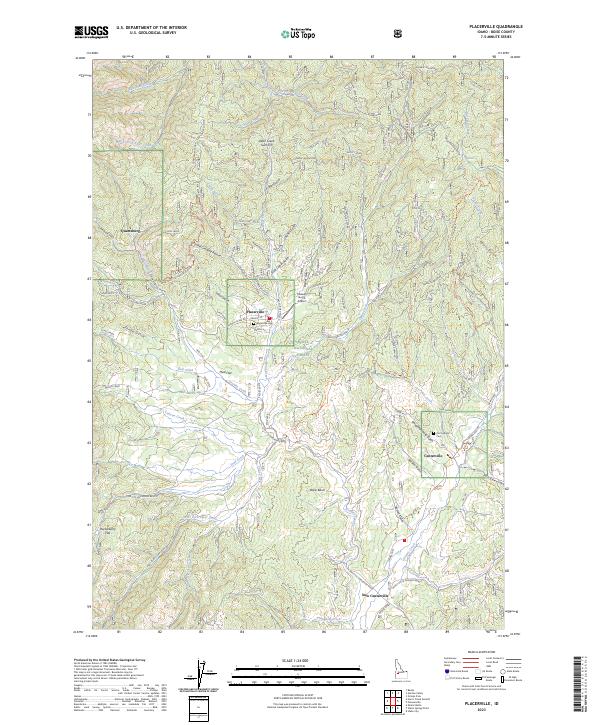 Placerville, ID — USGS 7.5-minute topo (2023)