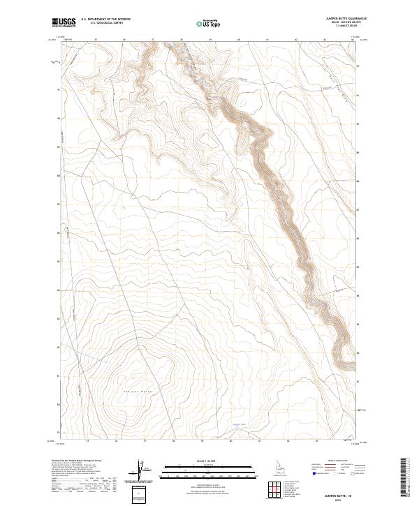 Juniper Butte, ID — USGS 7.5-minute topo (2023)