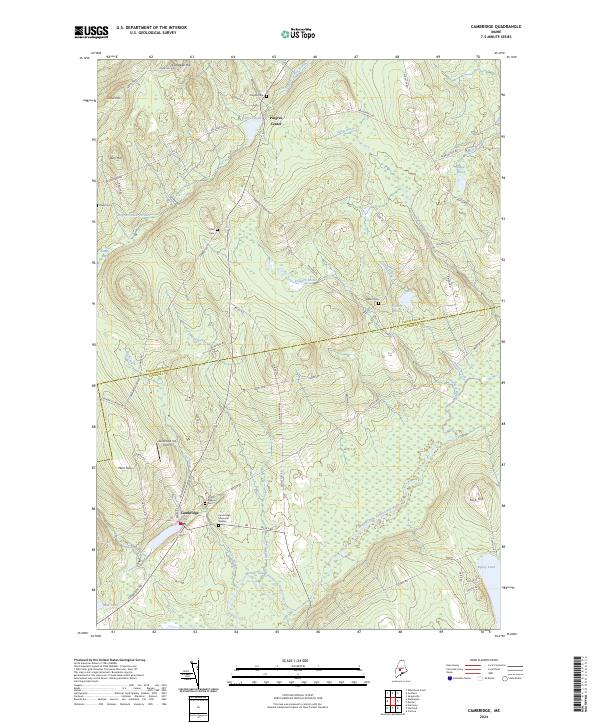 Cambridge, ME — USGS 7.5-minute topo (2024)