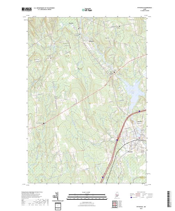 Pittsfield, ME — USGS 7.5-minute topo (2024)