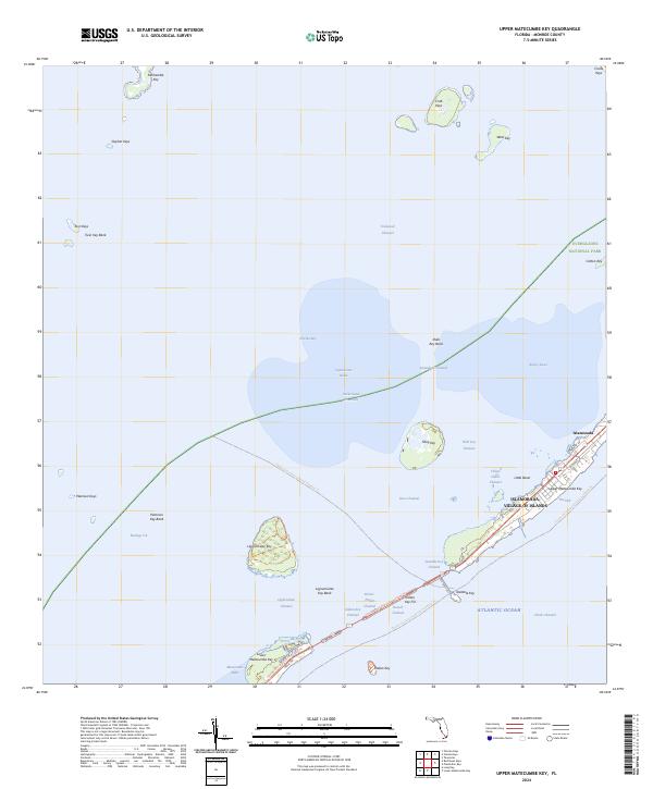 Upper Matecumbe Key, FL — USGS 7.5-minute topo (2024)