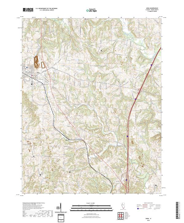 Anna, IL — USGS 7.5-minute topo (2024)