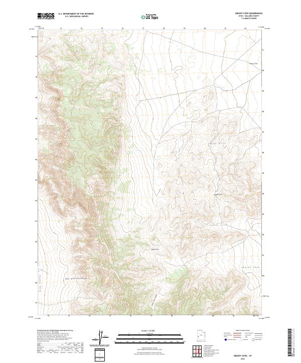Grassy Cove, UT — USGS 7.5-minute topo (2023)