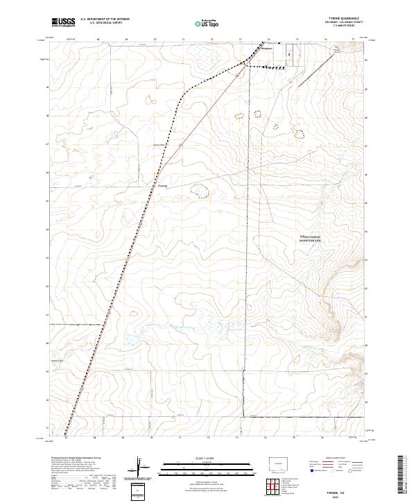 Tyrone, CO — USGS 7.5-minute topo (2022)