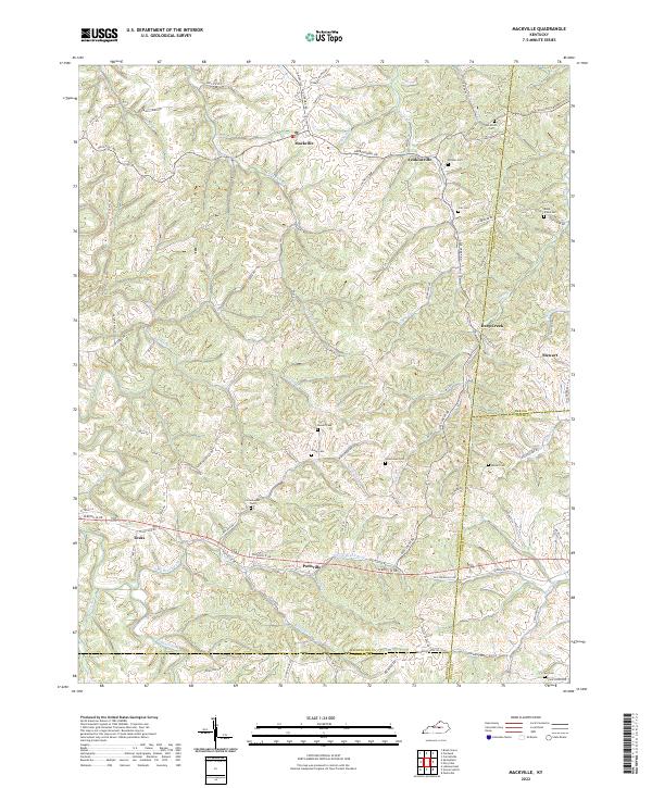 Mackville, KY — USGS 7.5-minute topo (2022)