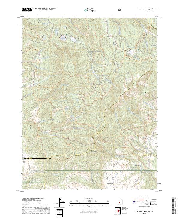 Circleville Mountain, UT — USGS 7.5-minute topo (2023)