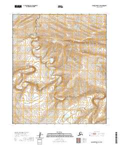 Lookout Ridge A-3 NE, AK — USGS 7.5-minute topo (2020)