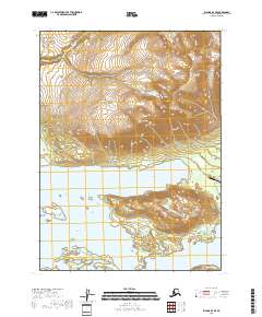 Iliamna D-4 SE, AK — USGS 7.5-minute topo (2018)