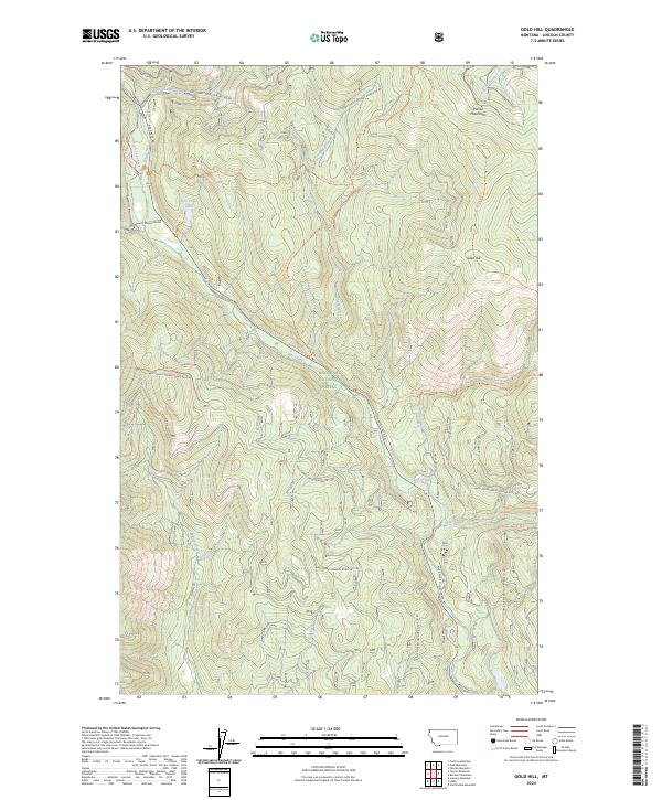 Gold Hill, MT — USGS 7.5-minute topo (2024)