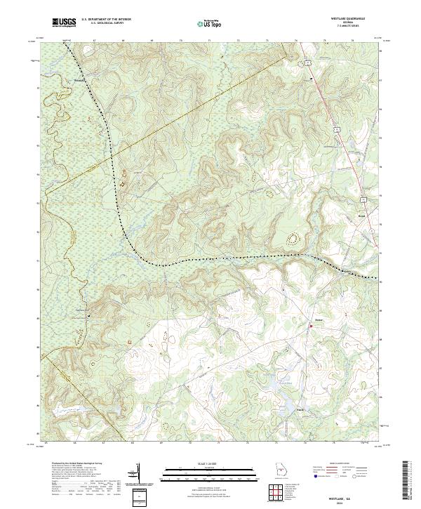 Westlake, GA — USGS 7.5-minute topo (2024)