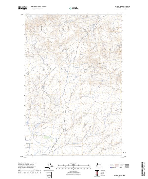 Sulphur Spring, WA — USGS 7.5-minute topo (2023)
