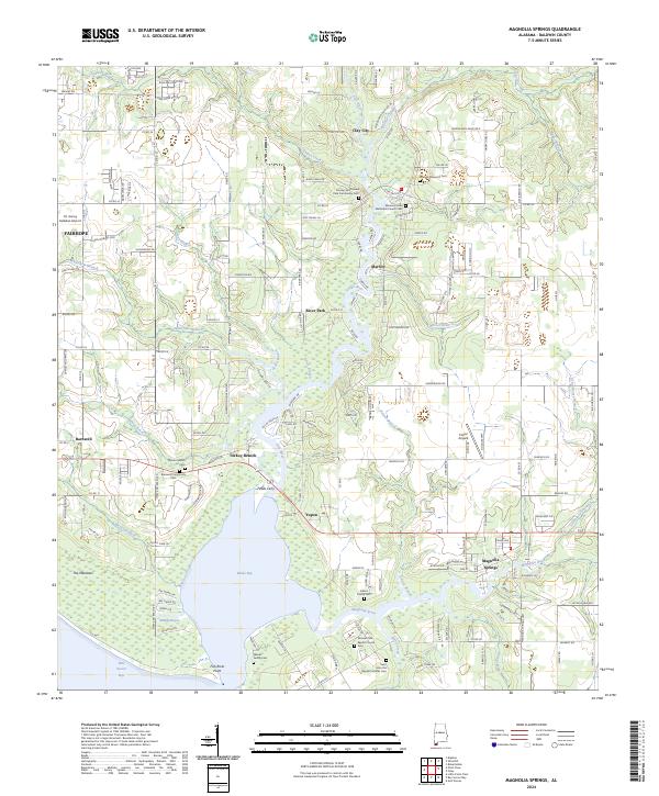 Magnolia Springs, AL — USGS 7.5-minute topo (2024)
