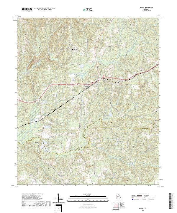 Geneva, GA — USGS 7.5-minute topo (2024)