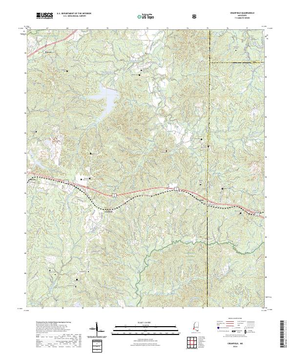 Cranfield, MS — USGS 7.5-minute topo (2024)