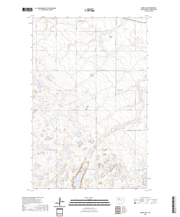 Mork Lake, ND — USGS 7.5-minute topo (2024)
