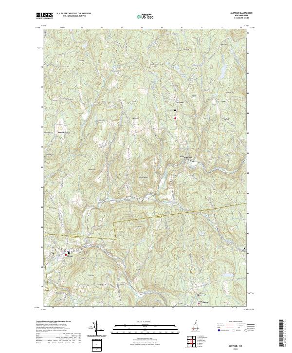 Alstead, NH — USGS 7.5-minute topo (2024)