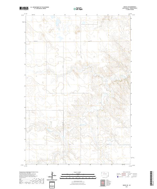 Miscol SE, SD — USGS 7.5-minute topo (2021)