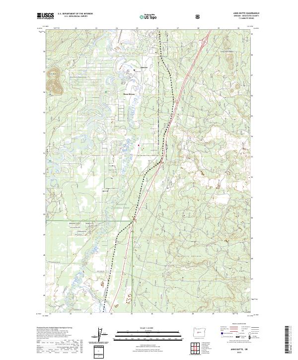 Anns Butte, OR — USGS 7.5-minute topo (2023)