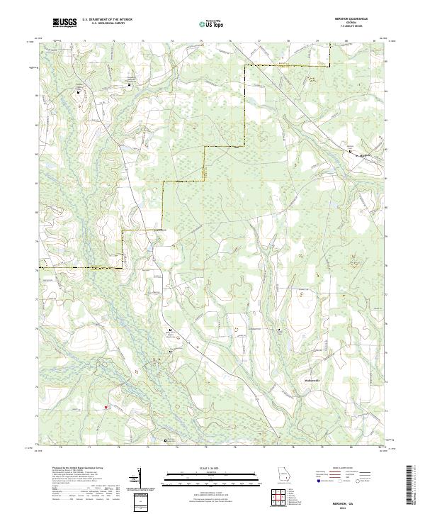 Mershon, GA — USGS 7.5-minute topo (2024)