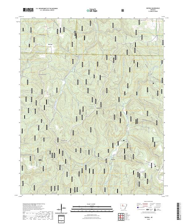 Smyrna, AR — USGS 7.5-minute topo (2024)