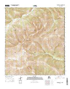 Tanacross D-1 SE, AK-YT — USGS 7.5-minute topo (2015)