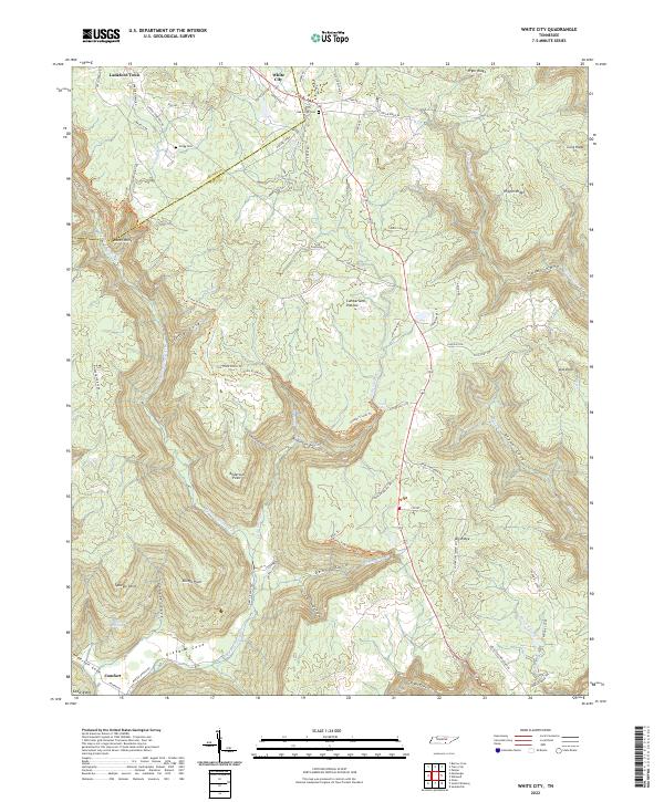 White City, TN — USGS 7.5-minute topo (2022)