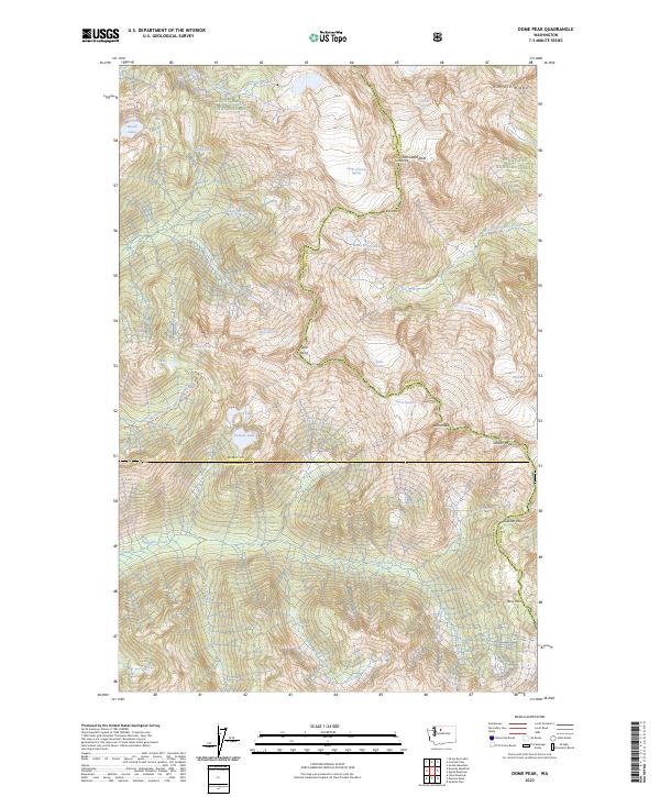 Dome Peak, WA — USGS 7.5-minute topo (2023)