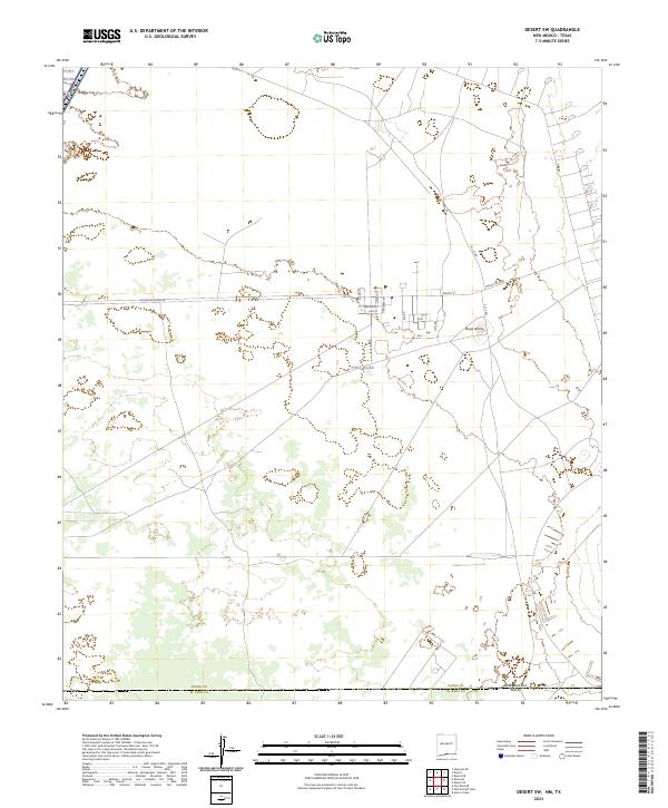 Desert SW, NM-TX — USGS 7.5-minute topo (2023)