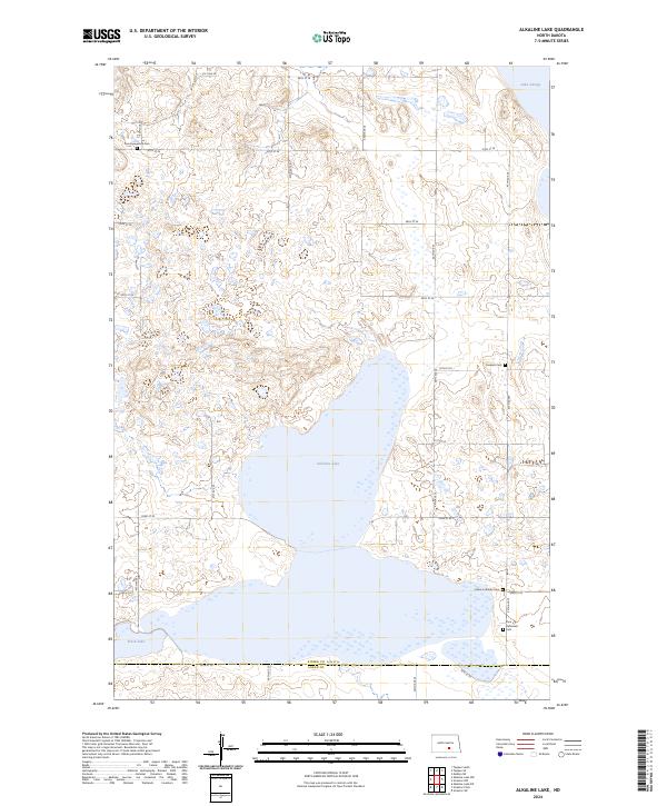 Alkaline Lake, ND — USGS 7.5-minute topo (2024)