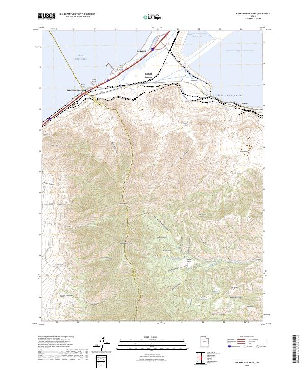 Farnsworth Peak, UT — USGS 7.5-minute topo (2023)